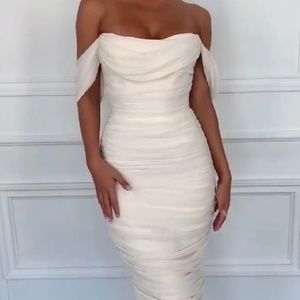 House of CB white dress